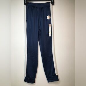 NWT Jumping Bean Active | Blue w/ White Stripe Pants | Size 8